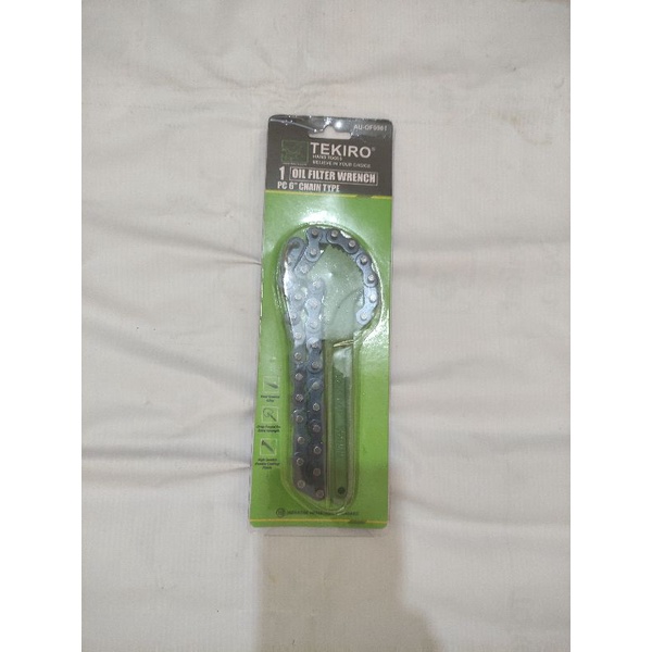 TEKIRO KUNCI OLI FILTER RANTAI 6INCH KECIL/PEMBUKA OLI FILTER 6INCH TEKIRO