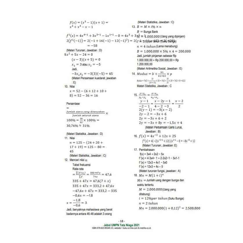 Buku Umpn Tata Niaga 2021 Soal Sbmpn 2021 Tata Niaga Shopee Indonesia