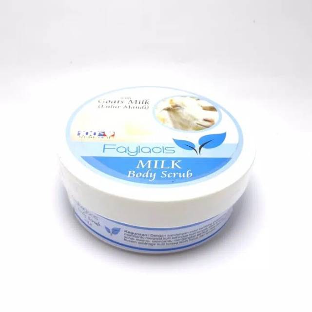 FAYLACIS BODY SCRUB GOATS MILK 200gr BPOM