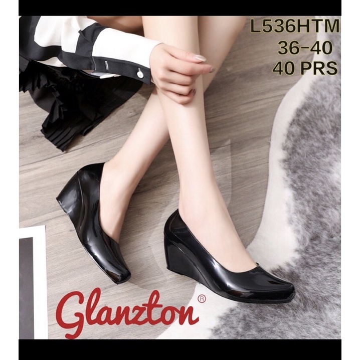 SEPATU WEDGES JELLY GLANZTON MURAH (uk.40)