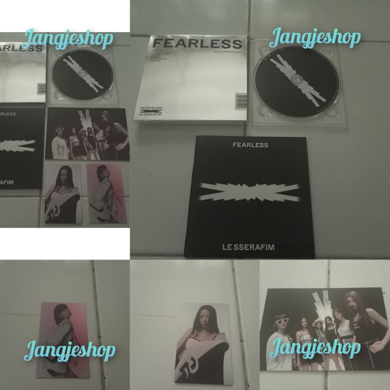 [READY STOK UNSEALED] LE SSERAFIM - 1st Mini Album [FEARLESS] (Monochrome Bouquet Ver.)