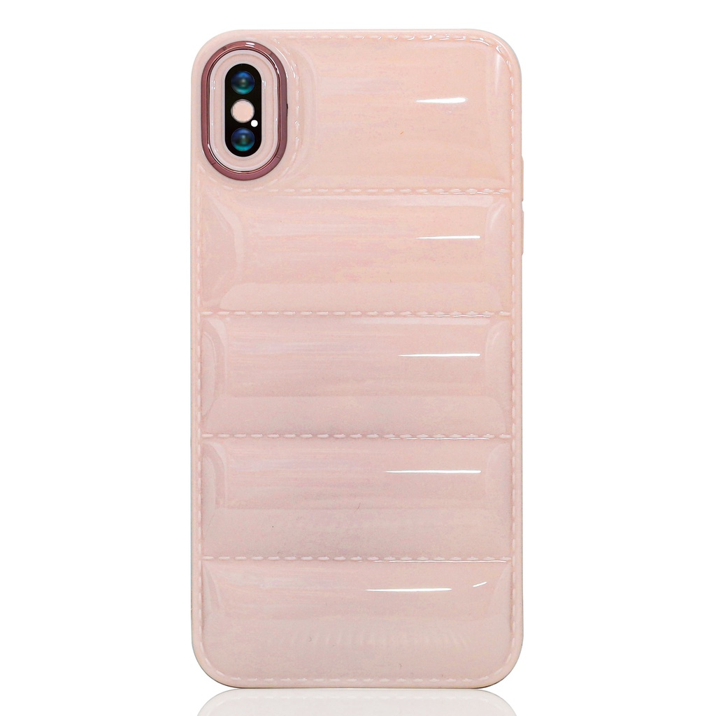 Casing iPhone XR | XS Max | X/ XS | 11 Pro 5.8 2019 | 11 6.1 2019 | 11 Pro Max 6.5 2019 | 12 6.1 | 12 Pro 6.1 Soft Case Bantal Macaron Pelindung Lensa