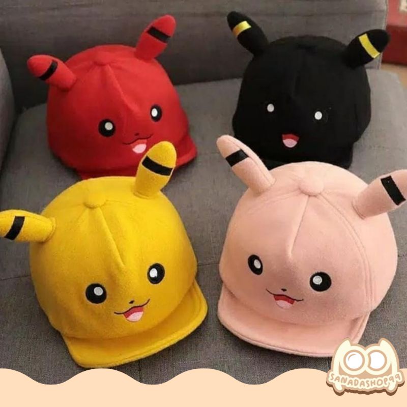 (TP12) Topi Anak Pikachu Lucu Topi Anak Laki Laki dan Perempuan Pikachu Hat