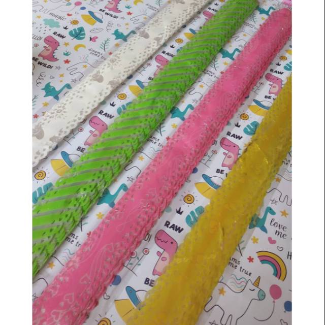 

Pita serut motif 1pack isi 10