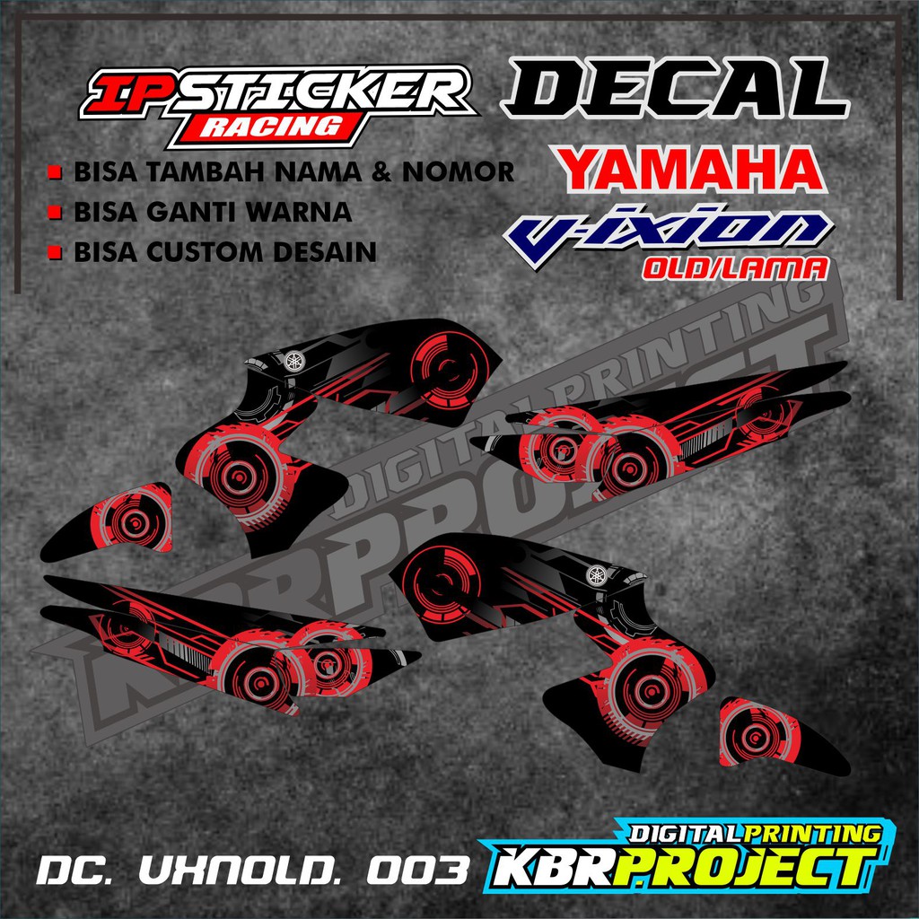 VIXION OLD Decal Sticker - Decal stiker Full Body VIXION OLD ip. 003 BISA CUSTOM