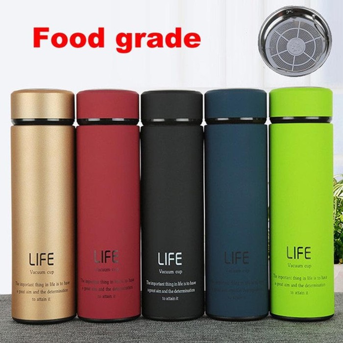 Termos LIFE ORIGINAL Tahan Panas ( FREE BUBBLE ) / Vacuum Flask Termos Trendy Business 500 ML