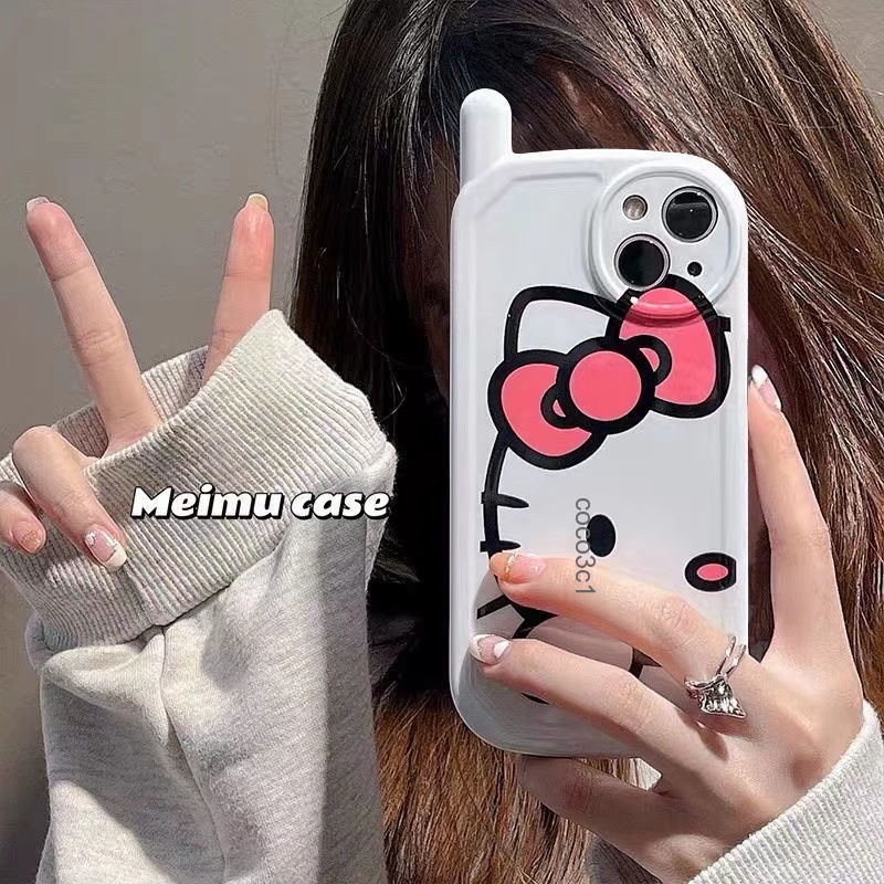 Soft case TPU Transparan Shockproof Motif Kartun Hello Kitty Untuk iphone 13 12 11 Pro Max XS XR 8plus 12pro12pro Max 7 8 Plus X XS XR XSMAX