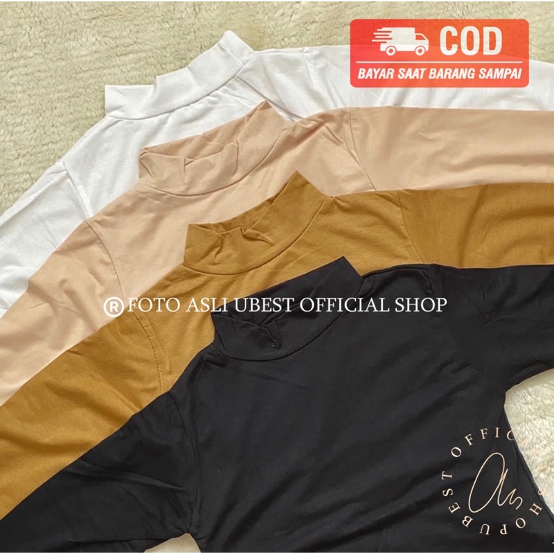 MANSET KAOS WANITAMURAH / Manset Baju muslim / inner wanita muslim / Manset turtleneck / Atasan baju