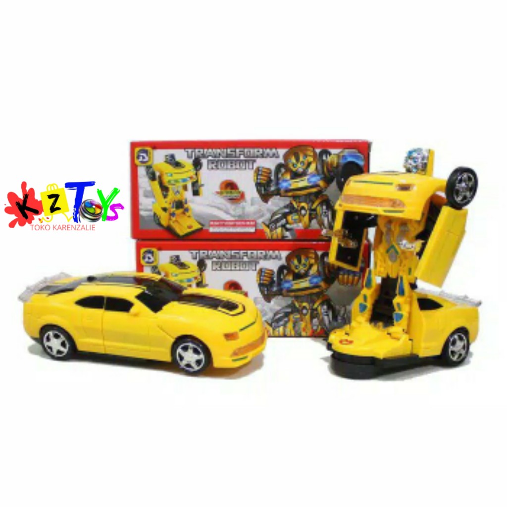 DEFORMATION ROBOT / MAINAN MOBIL BERUBAH JADI ROBOT TRANSFORM BUMBLE BEE