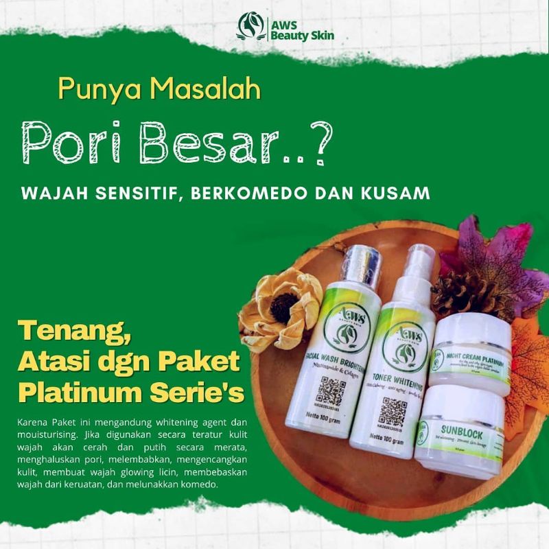 AWS Beauty Skin | Paket Platinum | Skincare BPOM