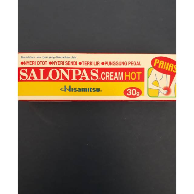 Salonpas cream hot