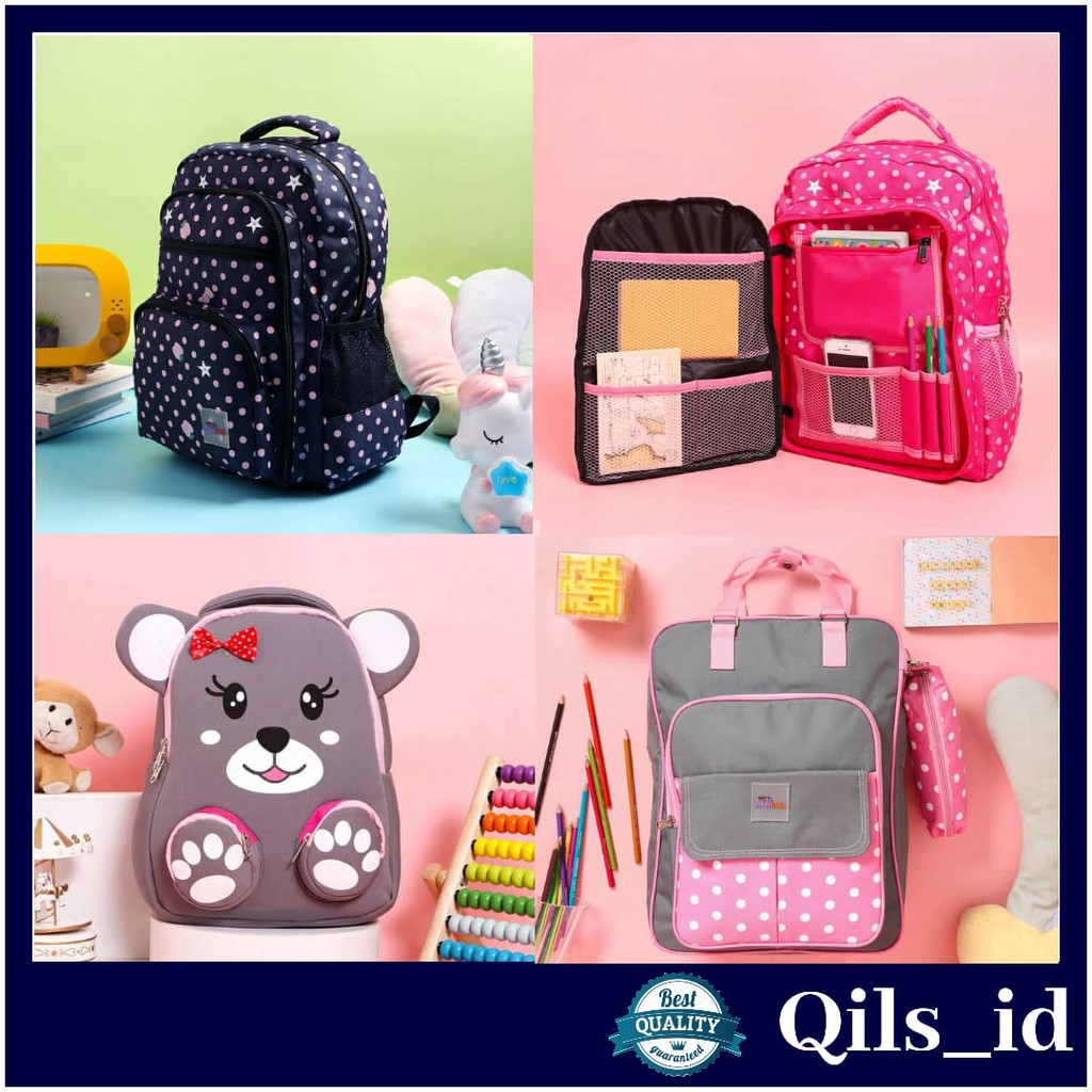 Tas Ransel Sekolah Anak Perempuan SD - SMP  Multifungsi Berkualitas