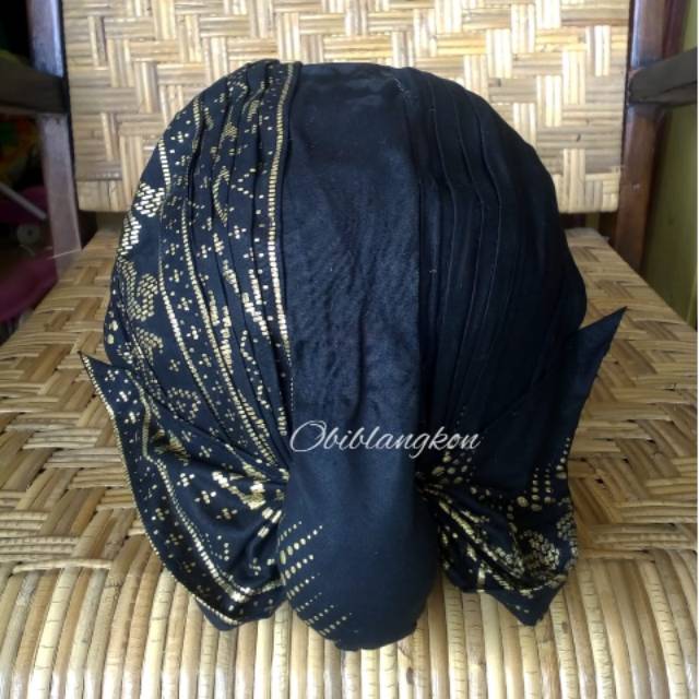 BLANGKON Hitam Emas Kombinasi