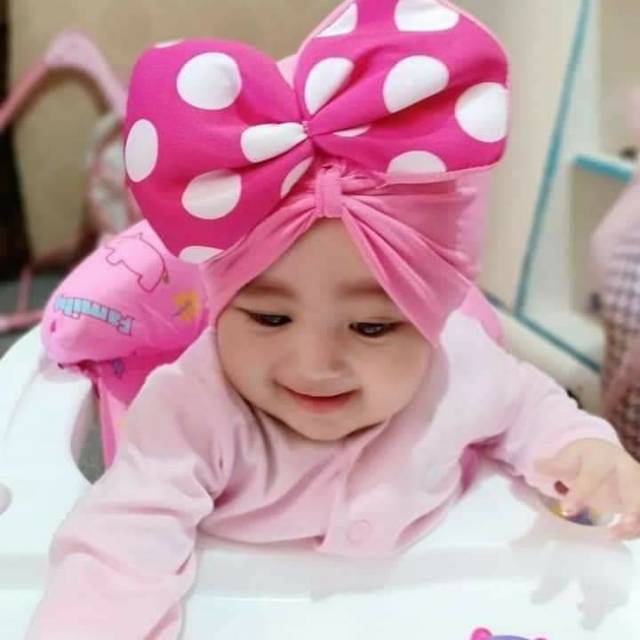 turban bayi mickey lucu