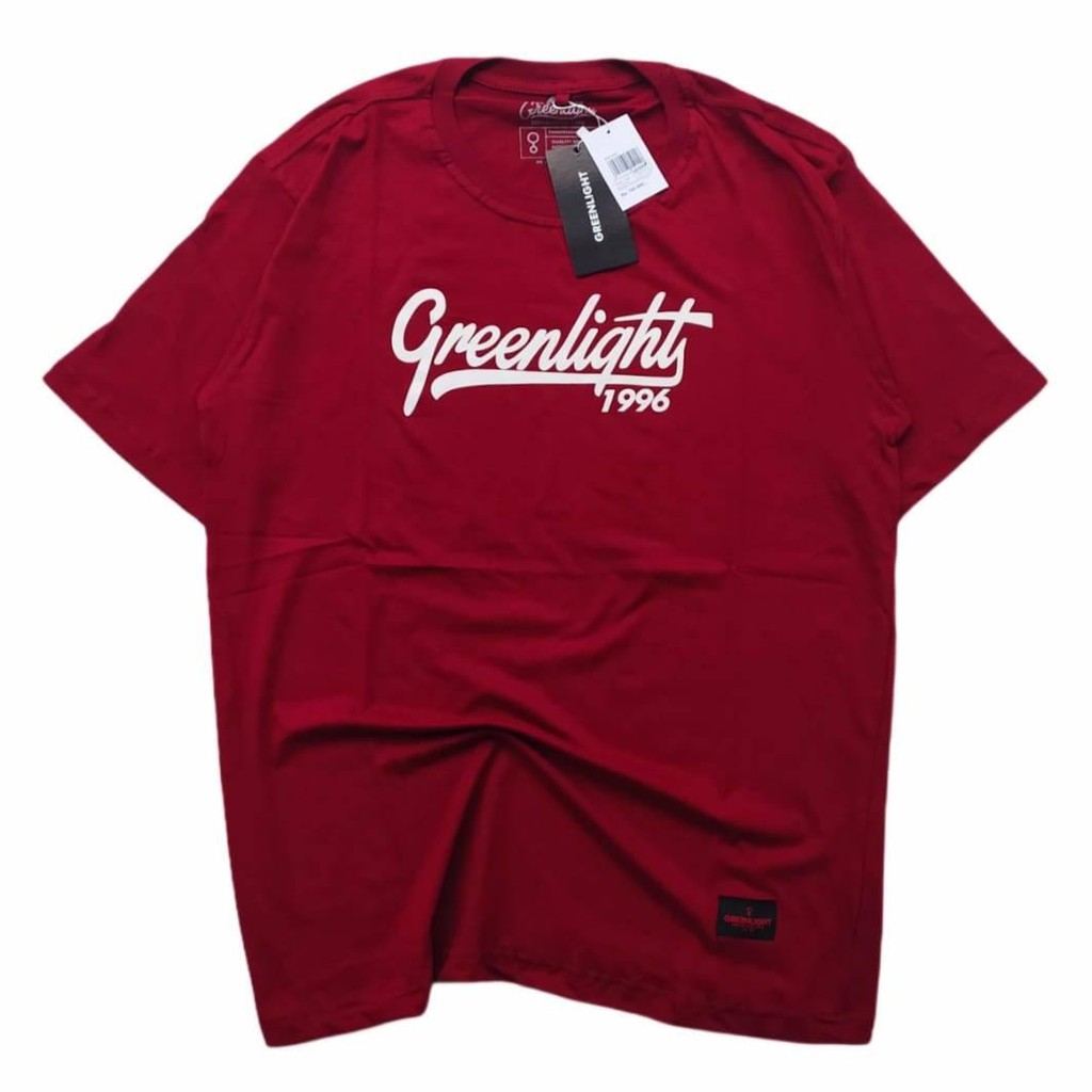 BAJU KAOS DISTRO PRIA JUMBO BIG SIZE XXL XXXL GREENLIGHT GREEN LIGHT GRLT ARIEL COWOK LENGAN PENDEK