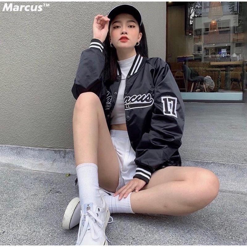 MARCUS JAKET BASEBALL | JAKET VERSITY | JAKET WANITA KOREAN