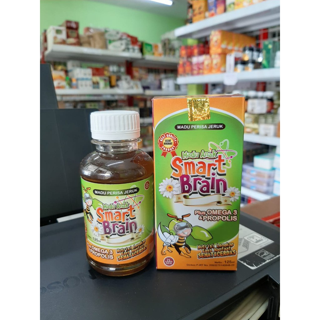 Madu Anak Smart Brain / smartbrain Darusyifa Madu Pegagan madu Nutrisi Otak anak dha 125ml