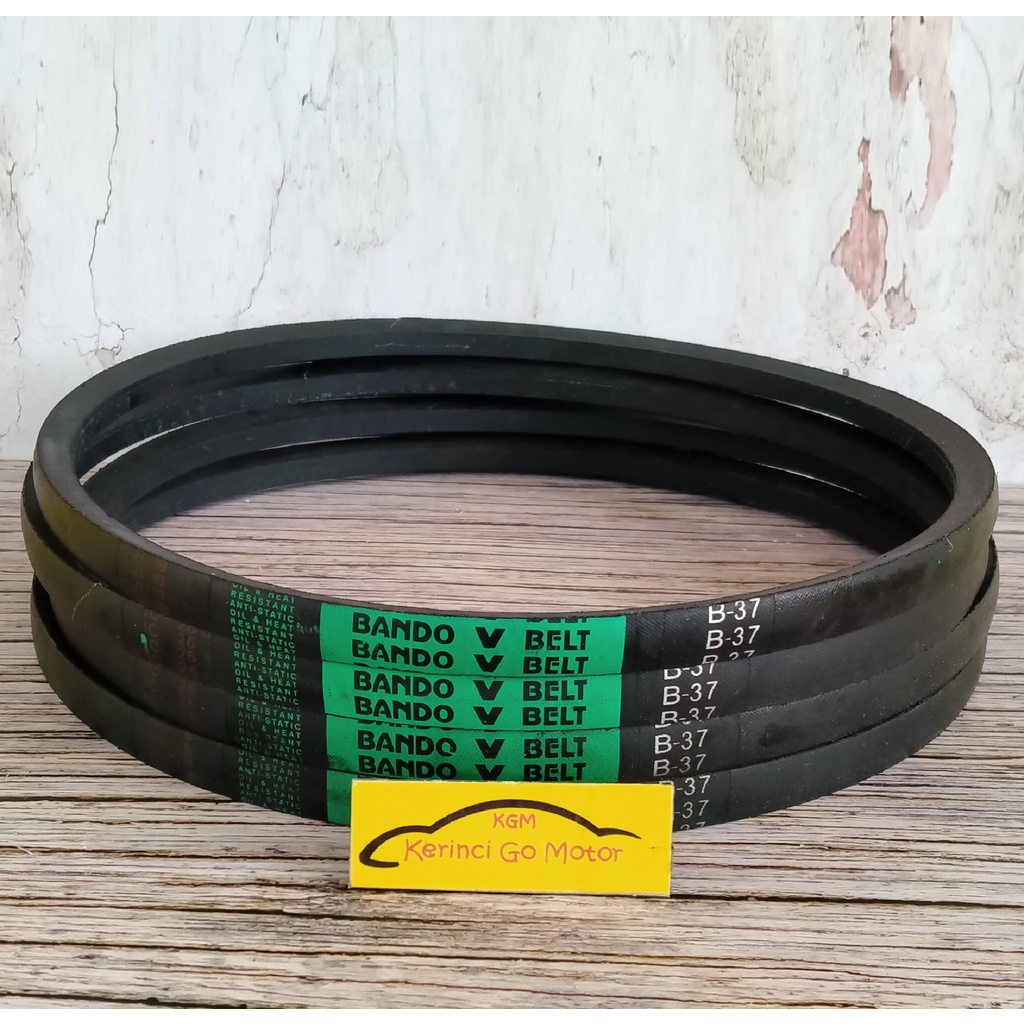 BANDO VAN BELT B-37 V BELT TALI KIPAS B37 FAN BELT VANBELT POLOS B-37