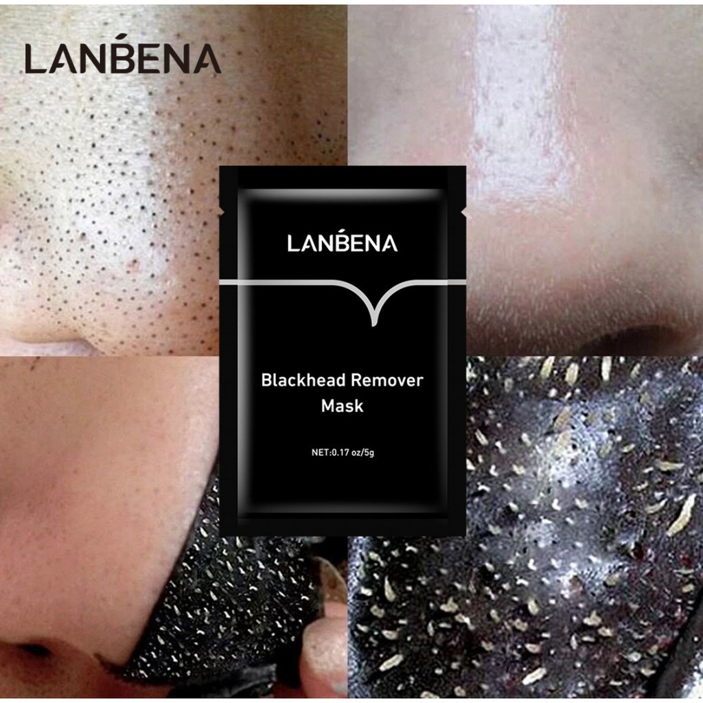 LANBENA MASKER KOMEDO LANBENA SACHET / DEEP CLEANSING NOSE  XX001