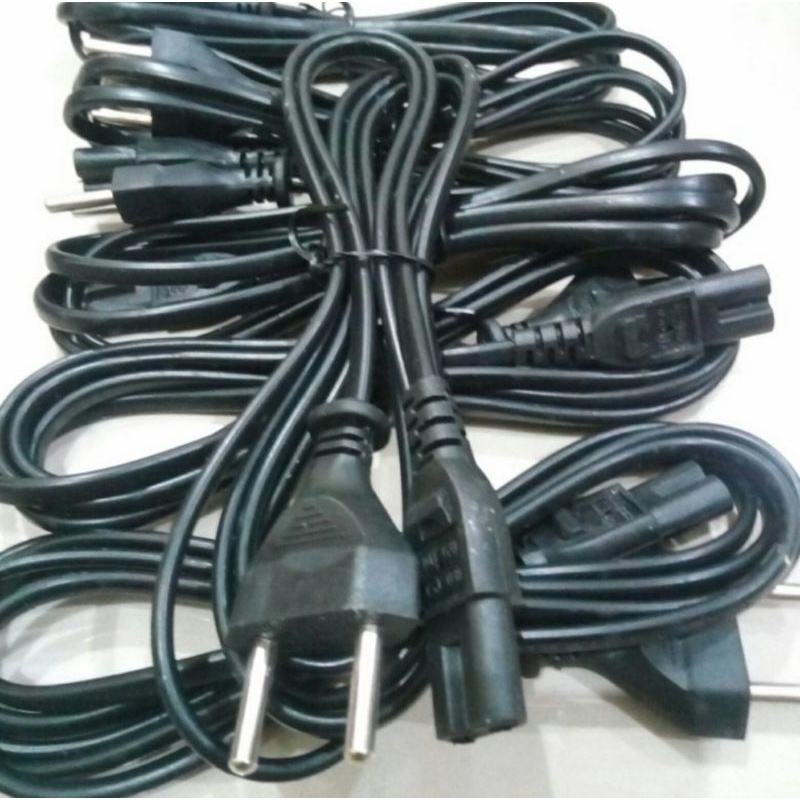 Kabel Power AC Model Angka 8 for Printer / Adaptor / Radio / TV / PS2 / PS3 / PS4 dll