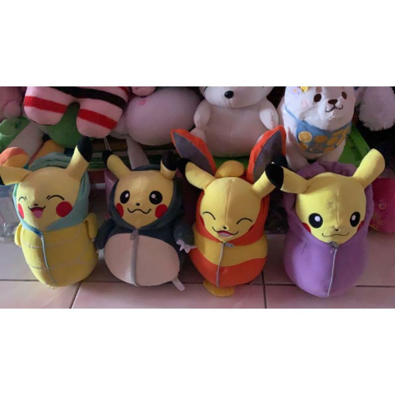 boneka pokemon pikachu kostum original