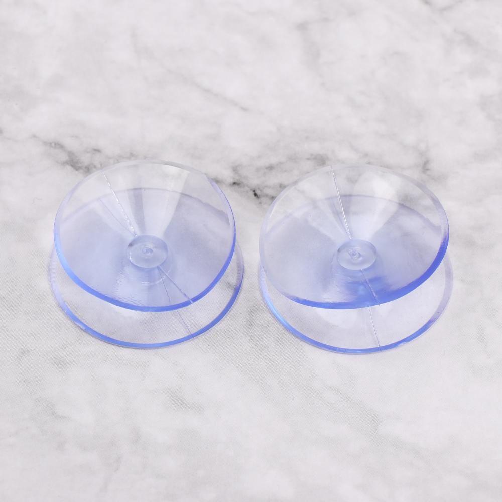 Chookyy 50Pcs Suction Cup New Gantungan Penyimpanan Kamar Mandi Dapur Table Top Holder Clear Suckers