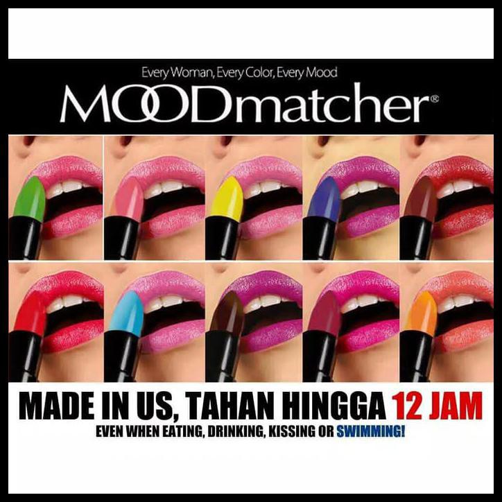 (BISA COD) LIPSTIK MOODmatcher Lipsti   ck Original Segel