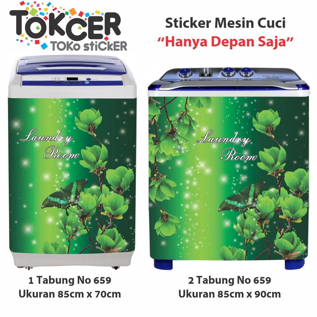 Stiker Kulkas/stiker Kompor/stiker Magicom Kupu-Kupu Bintang HIJAU