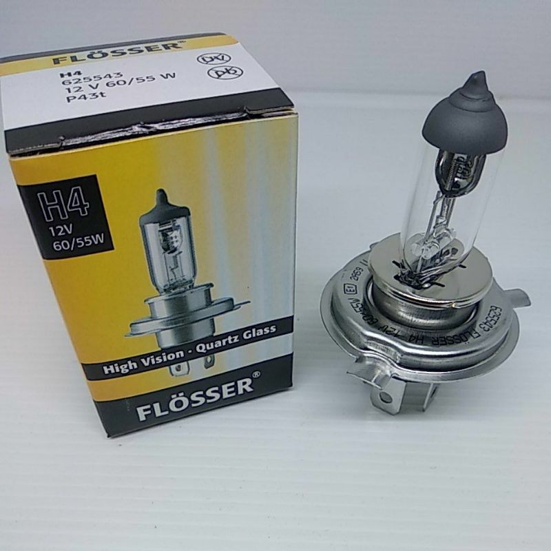 bohlam halogen H4 12v 60/55 flosser