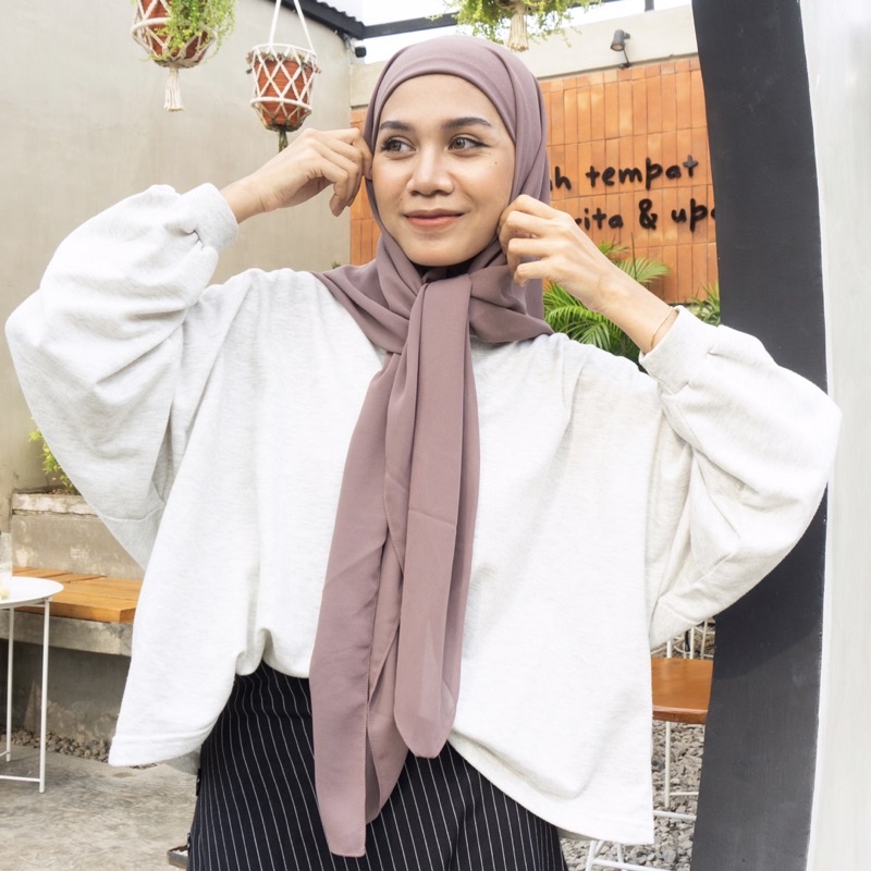 𝐙𝐨𝐯𝐯𝐢𝐥𝐚𝐛𝐞𝐥 - Ghania Square Instan Inner Premium Hijab Segiempat Inner 2in1 Hijab Instan Segitiga Ins