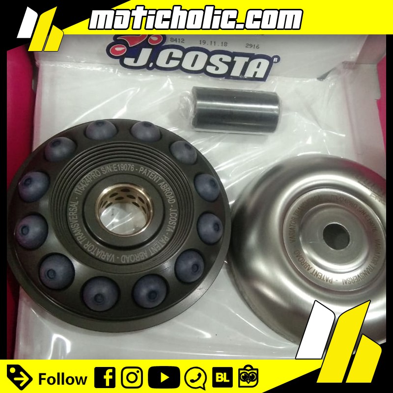 Variator Jcosta Honda ADV 150 - Mangkok Roller Pulley = ROller