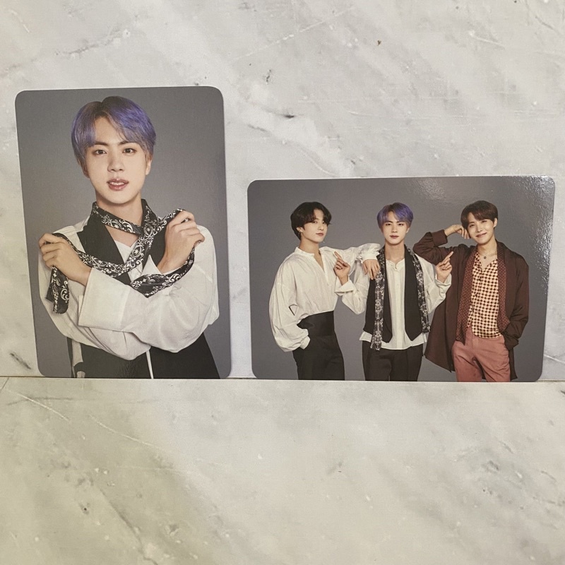 rare BTS magic shop photocard mpc mini photocard seokjin jin unit jin jk jhope jungkook j hope hobi 