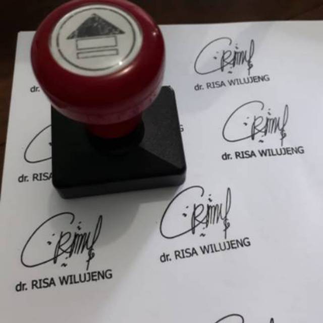 

Stempel Warna Tanda Tangan - Paraf