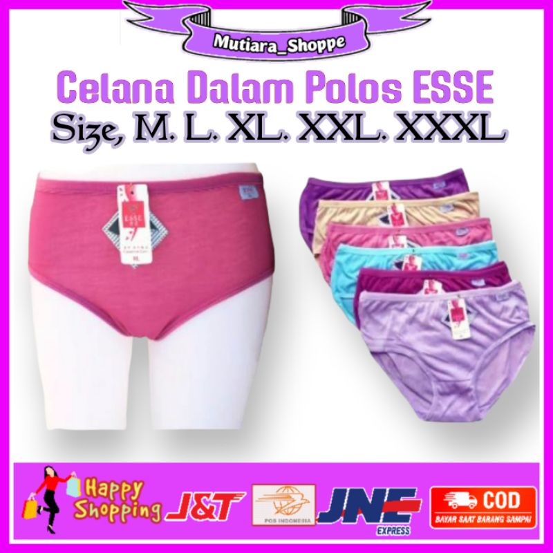 BISA COD] UNDIES CELANA DALAM WANITA DEWASA || CD  WANITA  MERK ESSE
