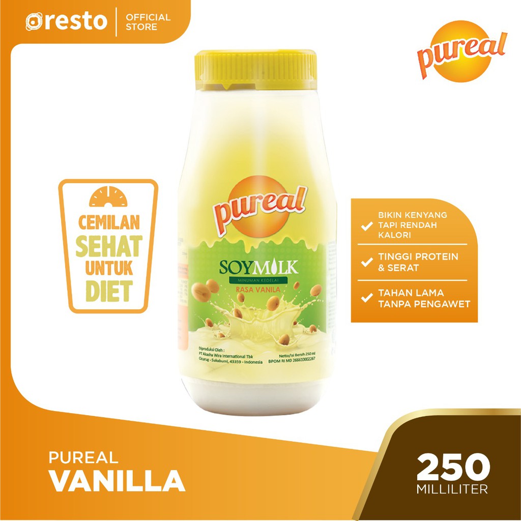 

Pureal Vanilla Oat Soy Milk 250 mL