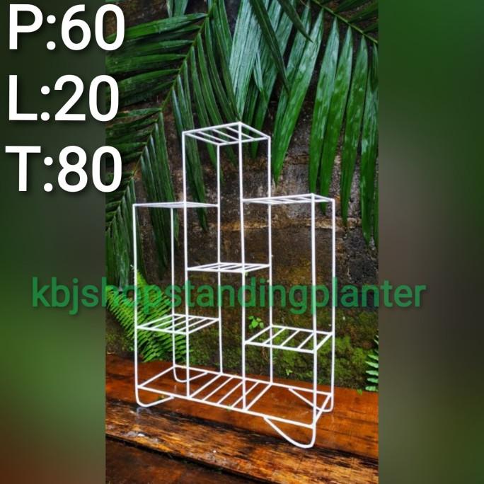 standing planter/standing pot d:20/rak dudukan tanaman/kbj shop 888165