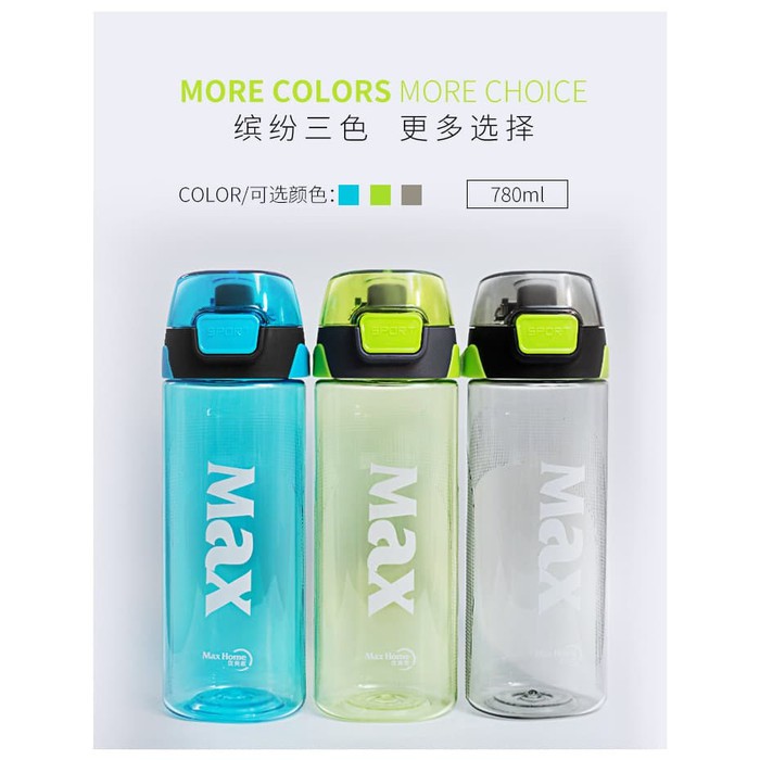 BOTOL MINUM SIMPLE MAX HOME HC5315 780ML