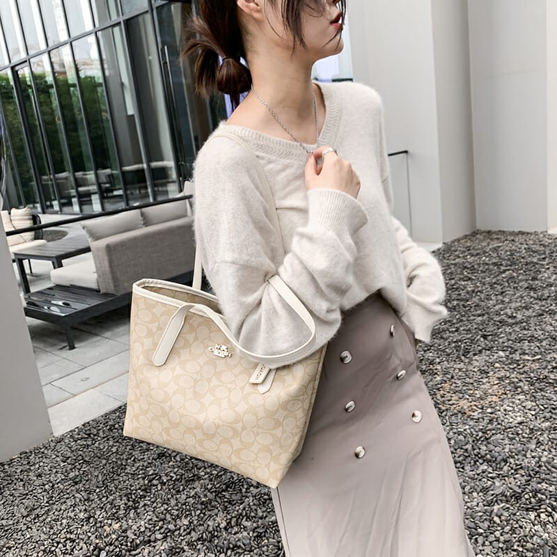 BJ15932 - BEIGE/BLACK/COFFEE/KHAKI - TAS WANITA FASHION IMPORT MODIS ELEGAN TERMURAH TERLARIS TERBARU BAGSTORE JAKARTA TAS BATAM ZC3538 EL5932 JT6739 LT2020