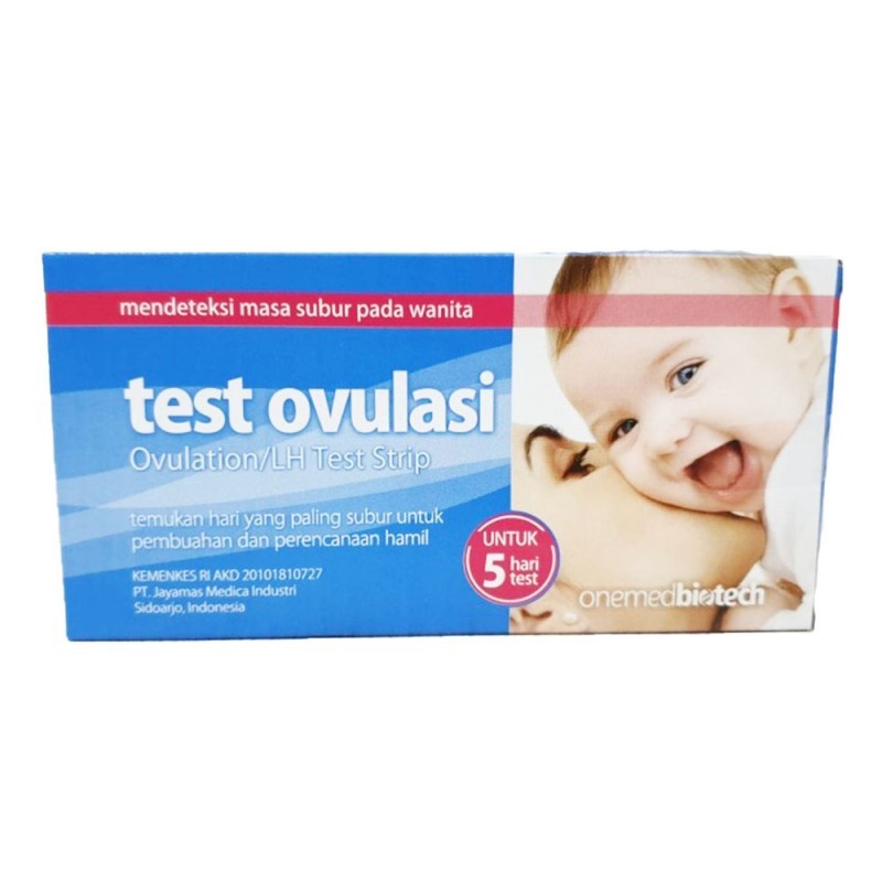 Baby Test Onemed / Box Isi 5 Strip / Test Masa Subur / Test Ovulasi