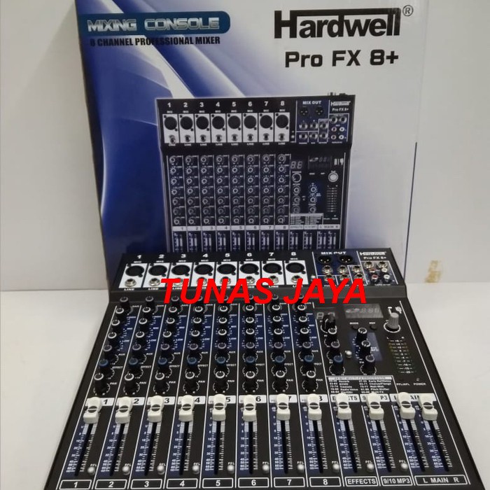 Mixer Audio Hardwell 8 Channel PRO FX 8+ ORIGINAL