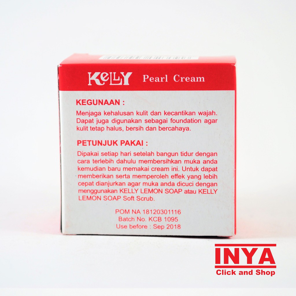 KELLY PEARL CREAM 15gr - Krim Muka