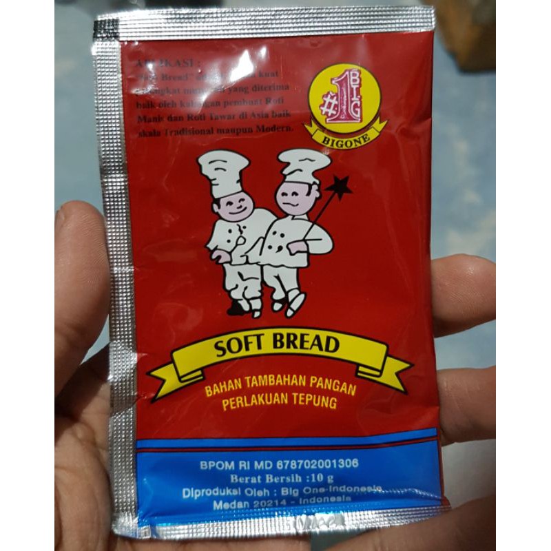 

1 Sachet SOFT BREAD Pelembut Roti / Donat / Apom 10gr