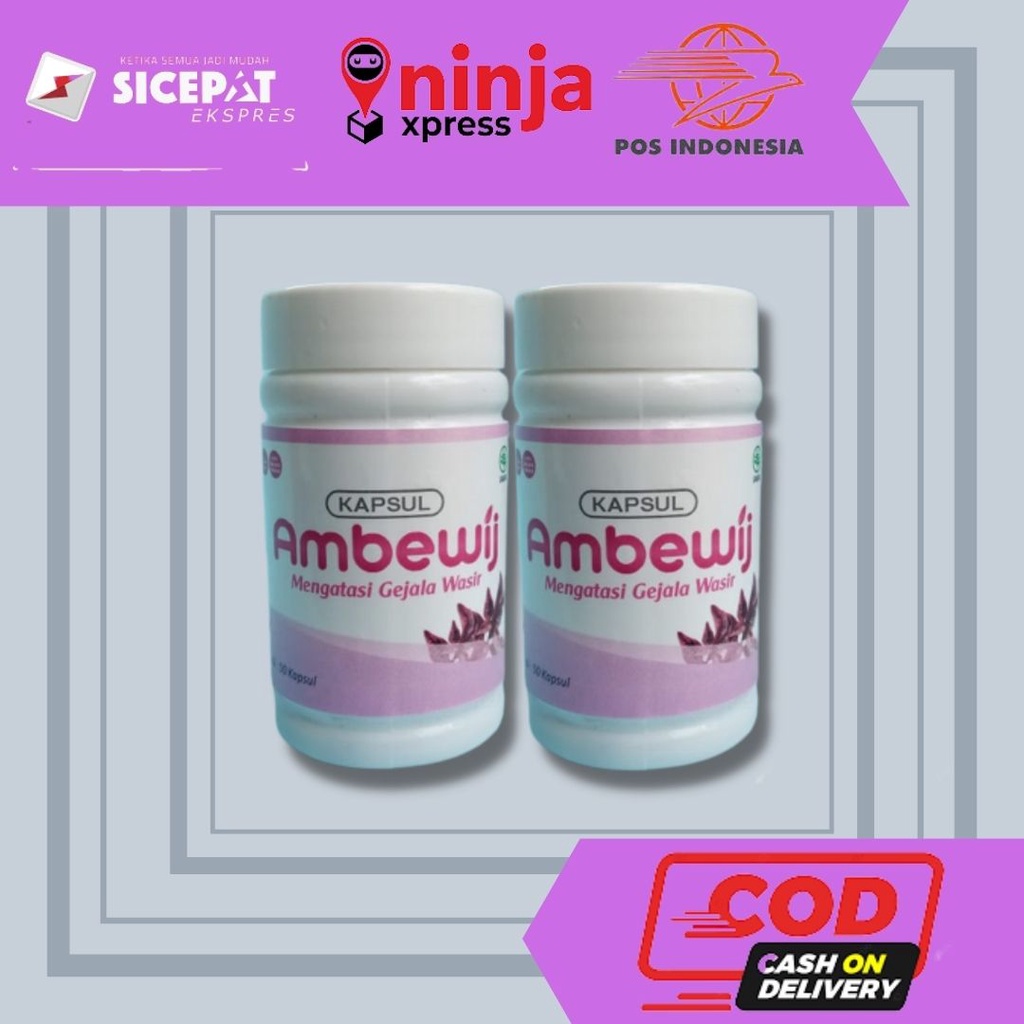 Obat Wasir Ambeien Ambeyen Ambeven Hemoroid Herbal Paling Ampuh 100 % Original COD