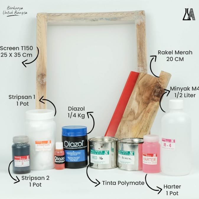 

cusss order] Paket Sablon Kantong Kresek/Plastik Pemula