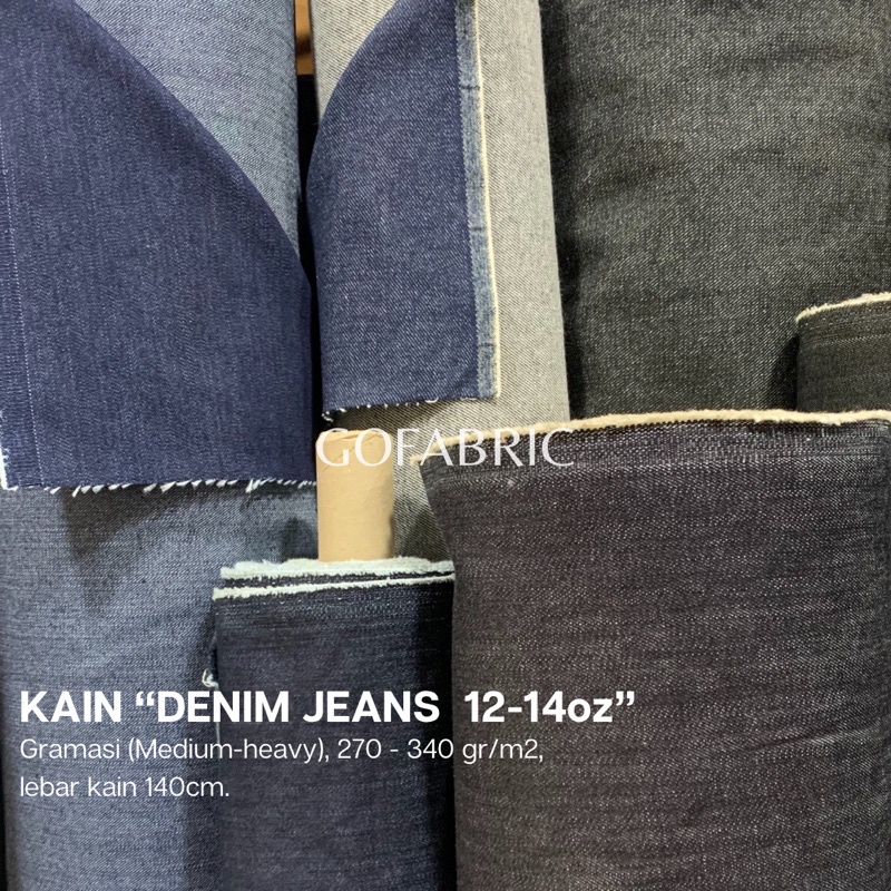kain Denim Bahan Kain Jeans Kualitas Premium
