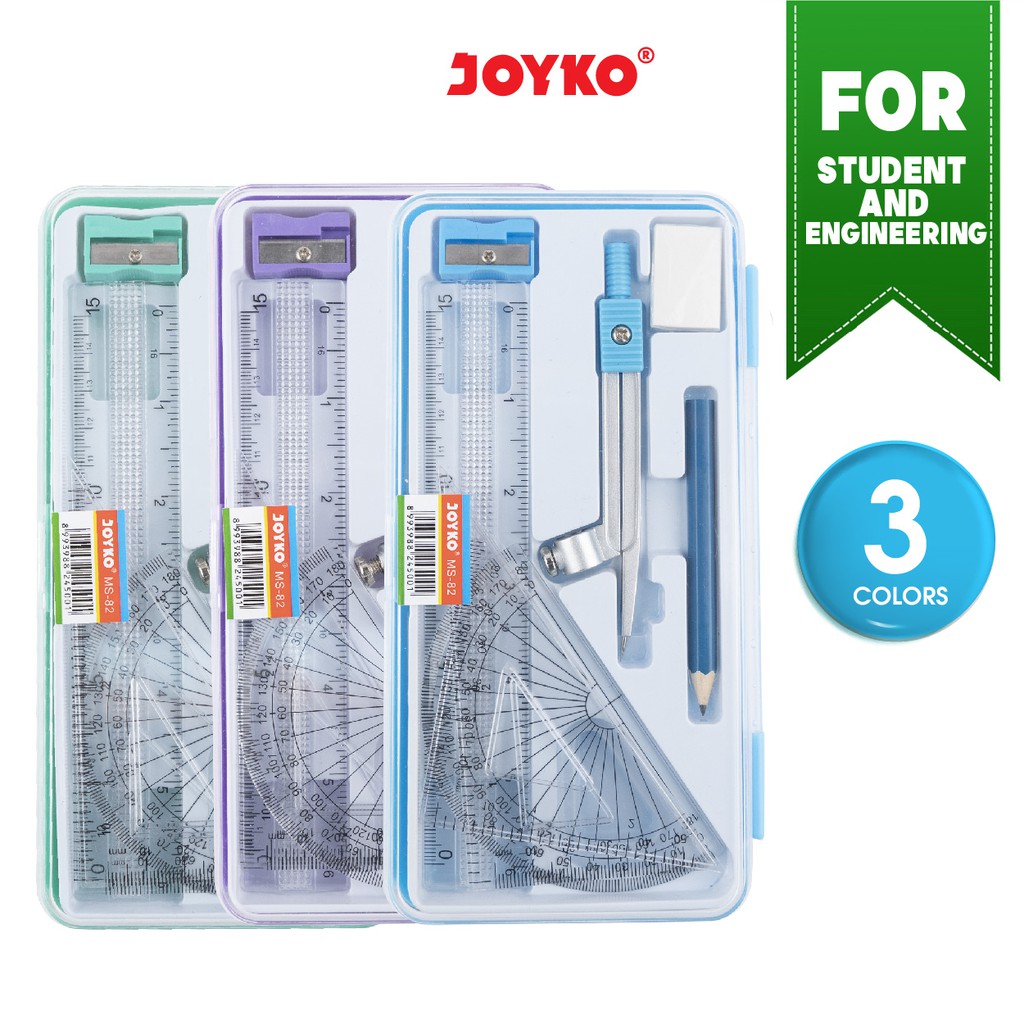 Math Set Jangka Joyko Ms Shopee Indonesia