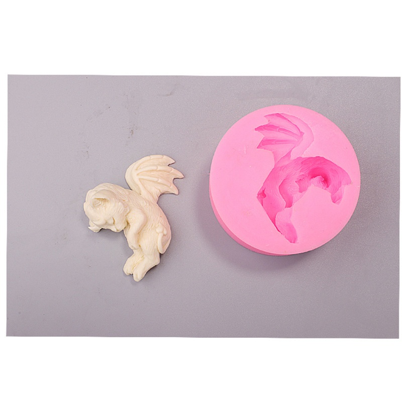 SIY  Sleep Devil Cat Candle Epoxy Resin Mold Aromatherapy Plaster Silicone Mould DIY Crafts Jewelry Home Decorations Casting