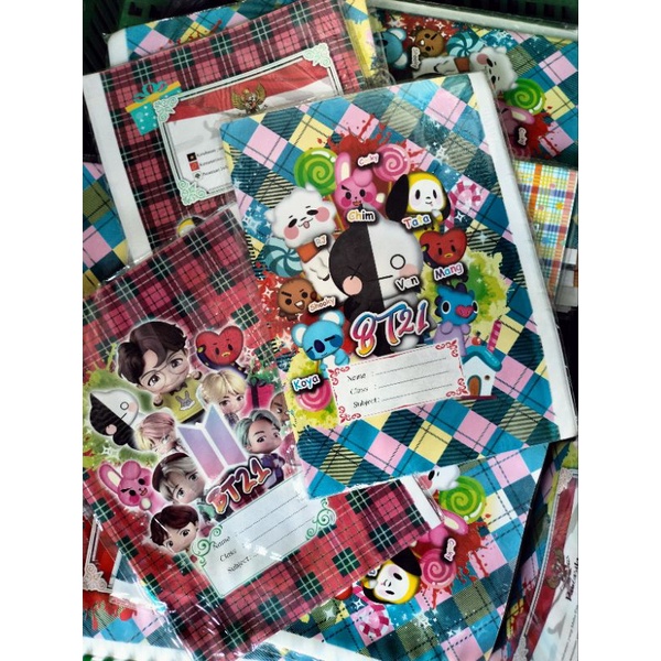 ( 1 pack isi = 20 lembar ) SAMPUL BUKU BT21