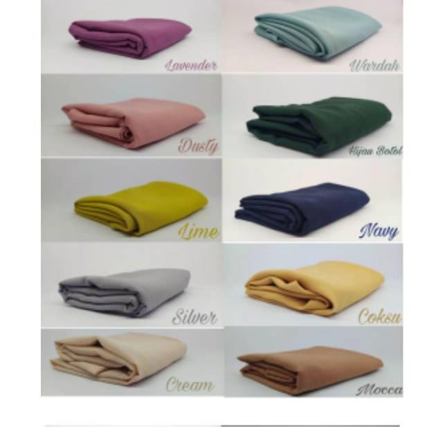 KERUDUNG PASHMINA SABYAN 22 WARNA UKURAN 150X75 CM