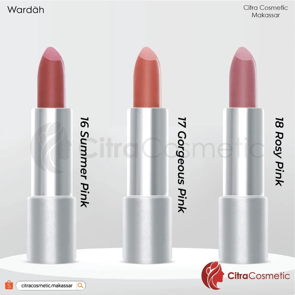 Wardah Exclusive Matte Lipstick Series 3.5 Gr